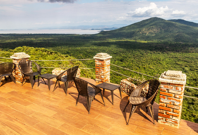 Nechisar National Park in Ethiopia sits between two lakes, creating a unique and beautiful ecosystem.