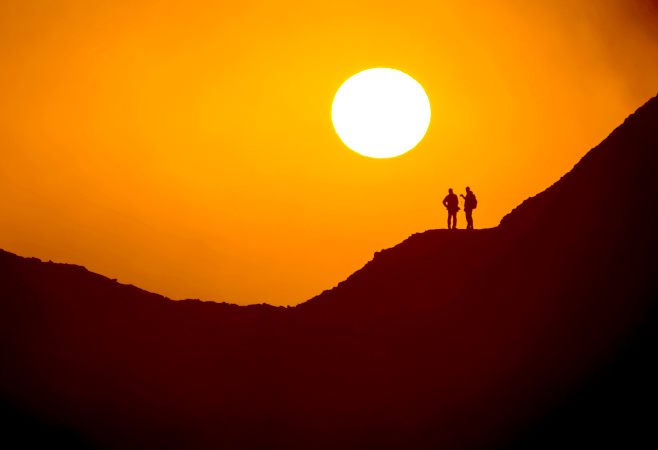 Golden sunrise casting warm hues across Addis Ababa’s hills and neighborhoods.