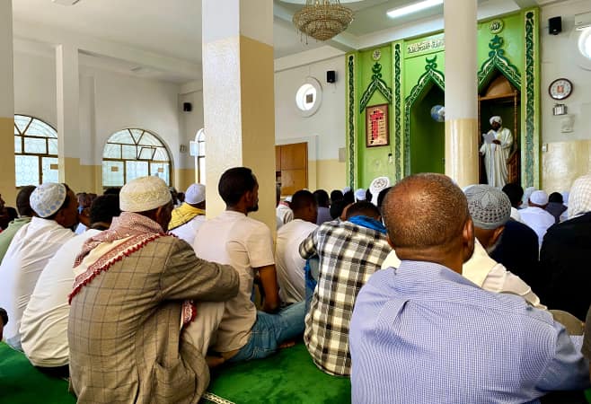Mosque prayers